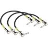 imageErnie Ball 6in AngleAngle Patch Cable 3Pack White P06051Black