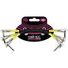 imageErnie Ball 6in AngleAngle Patch Cable 3Pack White P06051Black