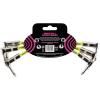 imageErnie Ball 6in AngleAngle Patch Cable 3Pack White P06051White