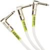 imageErnie Ball 6in AngleAngle Patch Cable 3Pack White P06051White
