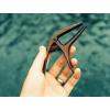 imageErnie Ball Axis Dual Radius Capo  2in1 Reversible Capo for Electric and Acoustic Guitar  WhiteBlack Satin