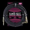 imageErnie Ball Braided Instrument Cable StraightAngle 10ft Neon Yellow P06080Black