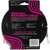 imageErnie Ball Braided Instrument Cable StraightAngle 10ft Neon Yellow P06080Emerald Argyle