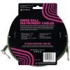 imageErnie Ball Braided Instrument Cable StraightAngle 10ft Neon Yellow P06080GreenBlack