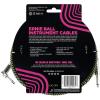 imageErnie Ball Braided Instrument Cable StraightAngle 10ft Neon Yellow P06080Neon GreenBlack