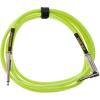 imageErnie Ball Braided Instrument Cable StraightAngle 10ft Neon Yellow P06080Neon Yellow