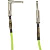 imageErnie Ball Braided Instrument Cable StraightAngle 10ft Neon Yellow P06080Neon Yellow