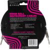 imageErnie Ball Braided Instrument Cable StraightAngle 10ft Neon Yellow P06080Purple Python