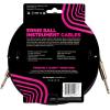 imageErnie Ball Braided Instrument Cable StraightAngle 10ft Neon Yellow P06080PurpleBlack