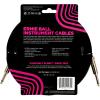 imageErnie Ball Braided Instrument Cable StraightAngle 10ft Neon Yellow P06080PurpleBlack