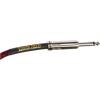imageErnie Ball Braided Instrument Cable StraightAngle 10ft Neon Yellow P06080RedBlack