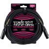 imageErnie Ball Braided XLR Mircrophone Cable 20ft Black P06392Black