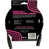 imageErnie Ball Braided XLR Mircrophone Cable 20ft Black P06392Braided Black