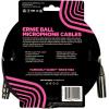 imageErnie Ball Braided XLR Mircrophone Cable 20ft Black P06392Braided Black