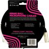 imageErnie Ball Braided XLR Mircrophone Cable 20ft Black P06392White