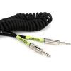 imageErnie Ball Coiled Instrument Cable StraightAngle 30ft White P06045Black
