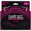 imageErnie Ball Flat Ribbon Patch Cable 3Pack 6in Black P06221Black