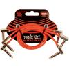 imageErnie Ball Flat Ribbon Patch Cable 3Pack 6in Black P06221Red