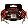 imageErnie Ball Flat Ribbon Patch Cable 3Pack 6in Black P06221Red