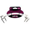 imageErnie Ball Flat Ribbon Patch Cable 3Pack 6in Black P06221White