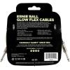 imageErnie Ball Instrument Cable 14quot Mono Green 10ft P06414Glow