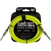 imageErnie Ball Instrument Cable 14quot Mono Green 10ft P06414Green