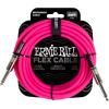 imageErnie Ball Instrument Cable 14quot Mono Green 10ft P06414Pink