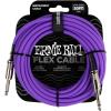 imageErnie Ball Instrument Cable 14quot Mono Green 10ft P06414Purple