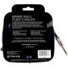 imageErnie Ball Instrument Cable 14quot Mono Green 10ft P06414Purple