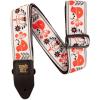 imageErnie Ball Jacquard GuitarBass StrapRed Bird Winter