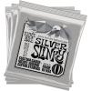 imageErnie Ball John Mayer Silver Slinky Nickel Wound Electric Guitar Strings 3Pack Tin  10547 Gauge3Pack Tin