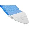 imageErnie Ball Polypro Guitar Strap Burgundy P04047Soft Blue With White