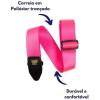 imageErnie Ball Premium Seatbelt Webbing Guitar StrapNeon Pink