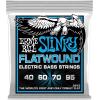 imageErnie Ball Super Slinky Flatwound Bass Guitar Strings 45100 Gauge P02814Extra 4095