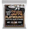 imageErnie Ball Super Slinky Flatwound Bass Guitar Strings 45100 Gauge P02814Hybrid 45105