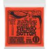 imageErnie Ball 8String Skinny Top Heavy Bottom Slinky Nickel Wound Electric Guitar Strings 980 Gauge P02624Skinny Top Heavy Bottom 980