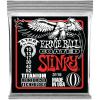 imageErnie Ball Beefy Slinky Coated Titanium Electric Guitar Strings 1154 Gauge P03127Skinny Top Heavy Bottom 1052