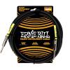 imageErnie Ball Classic Silent Instrument Cable StraightStraight 10ft  Black10 ft