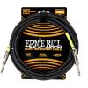 imageErnie Ball Classic Silent Instrument Cable StraightStraight 10ft  Black20 ft