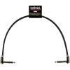 imageErnie Ball Flat Ribbon Stereo Patch Cable 2Pack 12in Black P0640512 inch