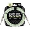 imageErnie Ball Instrument Cable 14quot Mono Green 10ft P06414Glow
