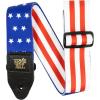 imageErnie Ball Premium Seatbelt Webbing Guitar StrapStars  Stripes