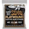 imageErnie Ball Super Slinky Flatwound Bass Guitar Strings 45100 Gauge P02814Hybrid 45105