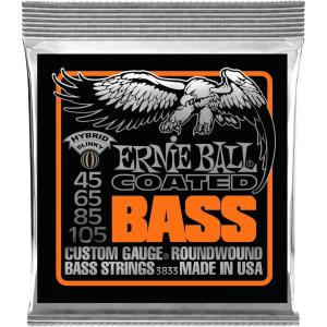 imageErnie Ball 5String Regular Slinky Coated Bass Guitar Strings 45130 Gauge P03836Hybrid 45105