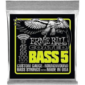 imageErnie Ball 5String Regular Slinky Coated Bass Guitar Strings 45130 Gauge P03836Regular 45130