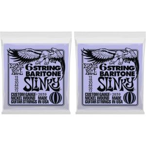 imageErnie Ball 6String Baritone Slinky Nickel Wound Electric Guitar Strings 1372 Gauge P028396String Baritone 1372