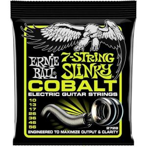 imageErnie Ball 7String Power Slinky Cobalt Electric Guitar Strings 1158 Gauge P02729Regular 1056