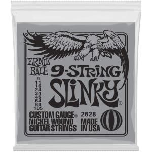 imageErnie Ball 8String Skinny Top Heavy Bottom Slinky Nickel Wound Electric Guitar Strings 980 Gauge P02624Regular 9105
