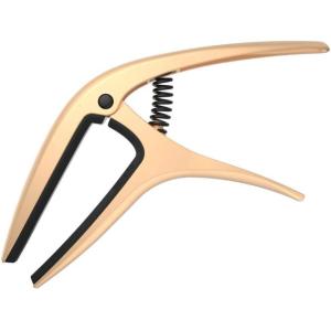 imageErnie Ball Axis Dual Radius Capo  2in1 Reversible Capo for Electric and Acoustic Guitar  WhiteGold Satin