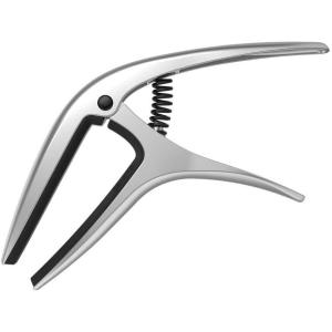 imageErnie Ball Axis Dual Radius Capo  2in1 Reversible Capo for Electric and Acoustic Guitar  WhiteSilver Satin